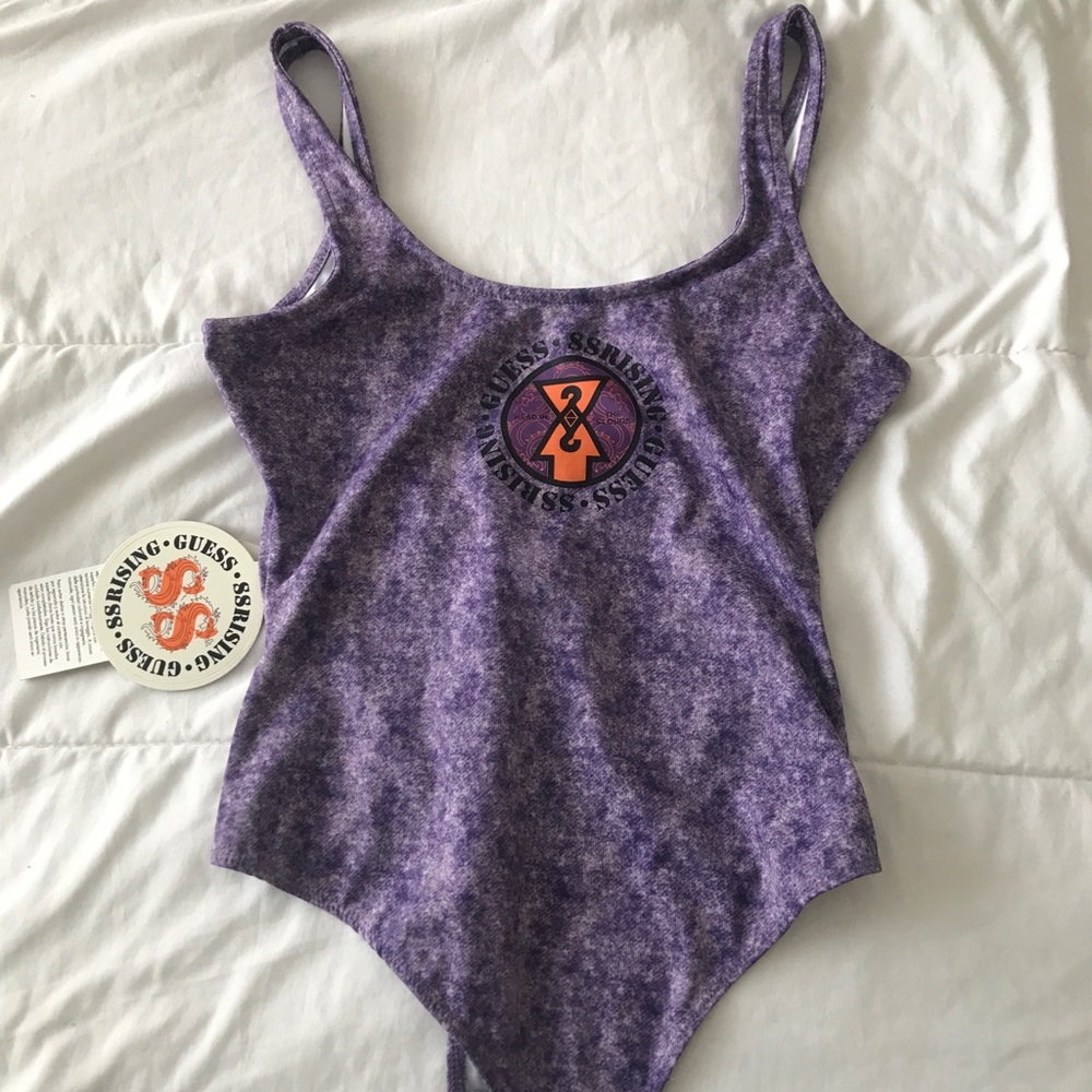 Purple washed 88 Rising Bodysuit